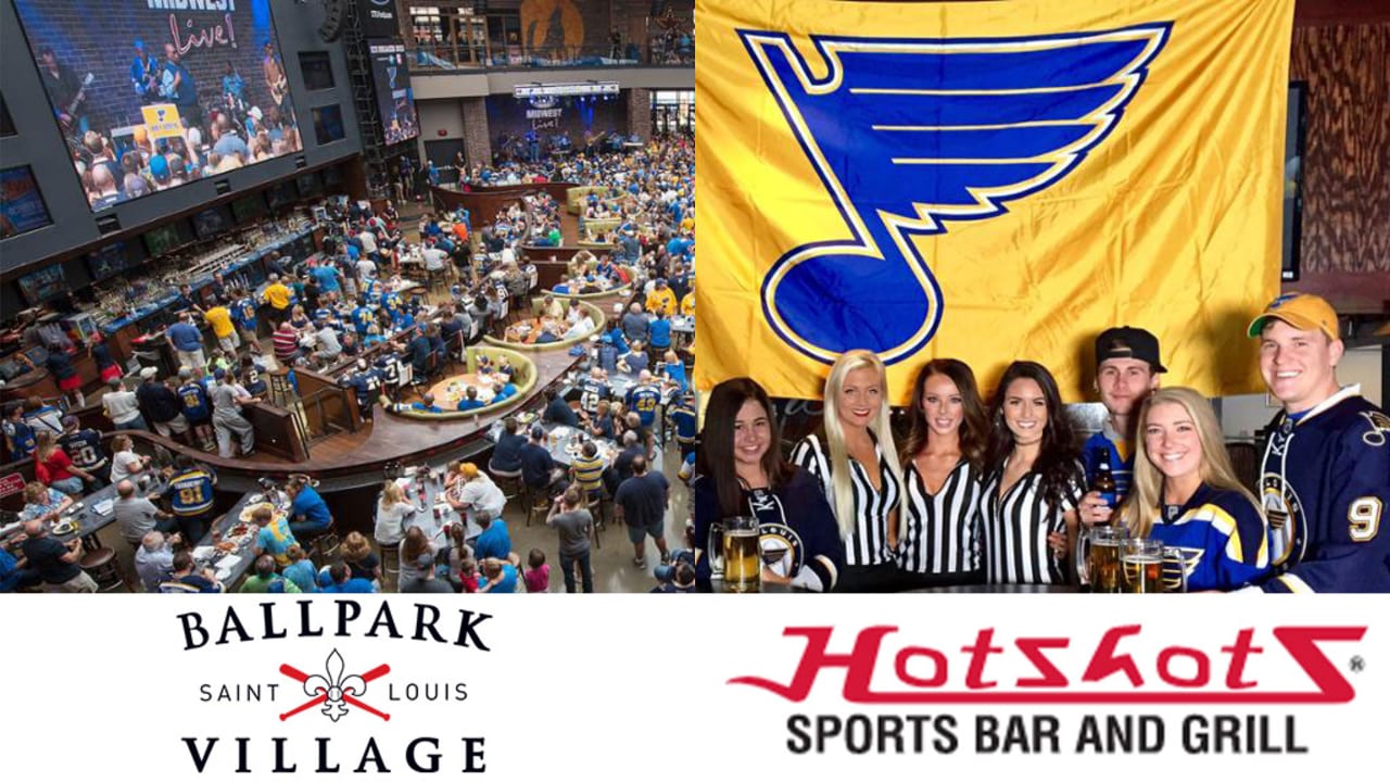 Watch road playoff games at Ballpark Village, Hotshots | St. Louis Blues