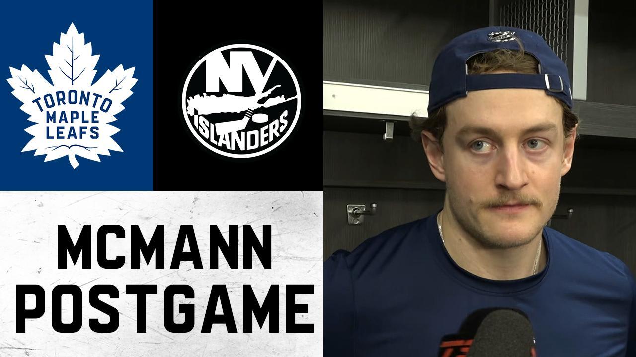 Bobby McMann Post Game Toronto Maple Leafs