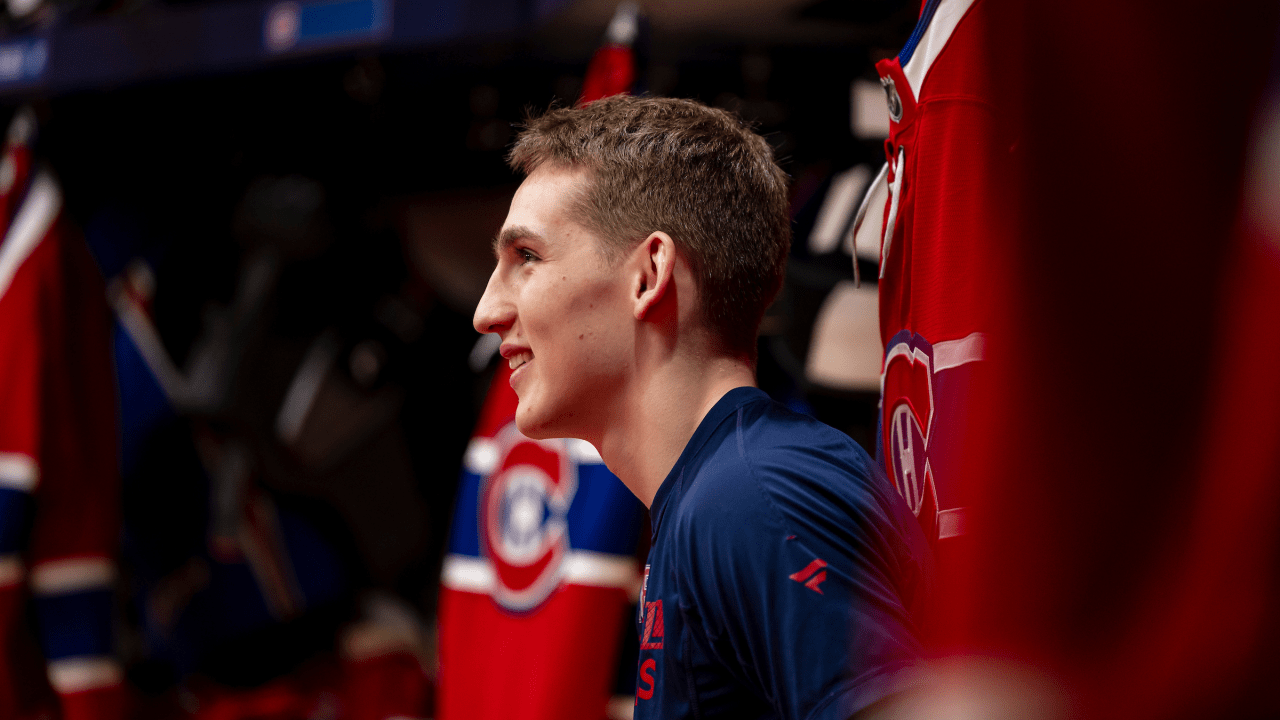 Hutson: 'I’m fortunate that I get to play for the Montreal Canadiens' | Montréal Canadiens