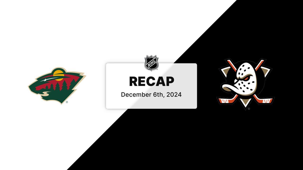 MIN at ANA | Recap | Minnesota Wild