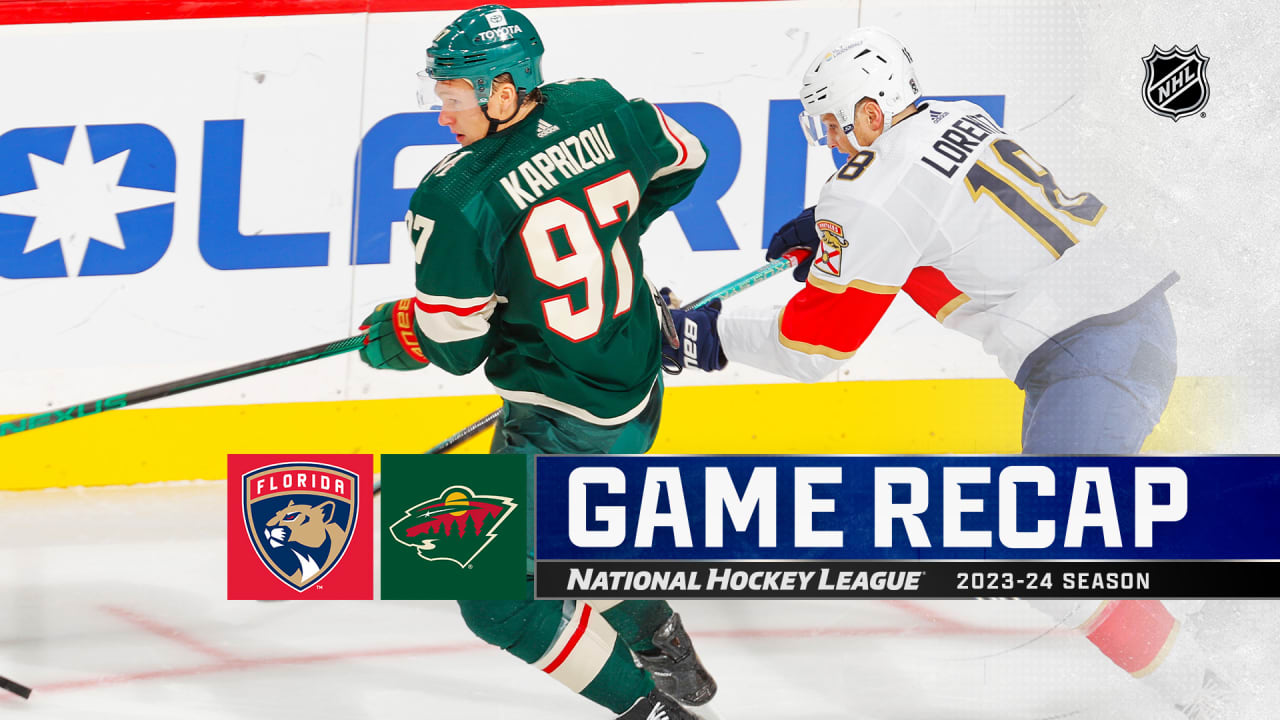 Filip Gustavsson posts shutout as Wild defeat Panthers - The Rink