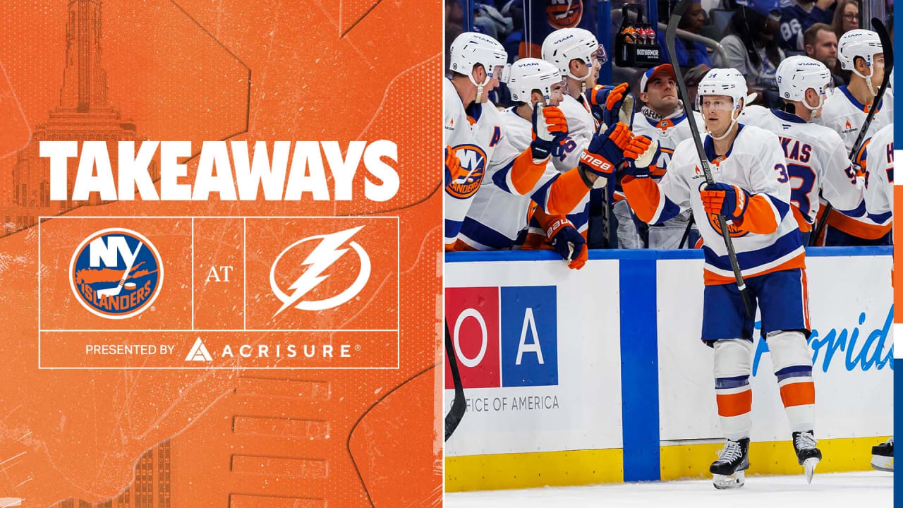 Takeaways: Isles Pull Off Gutsy 3-2 OT Win Against Lightning | New York Islanders