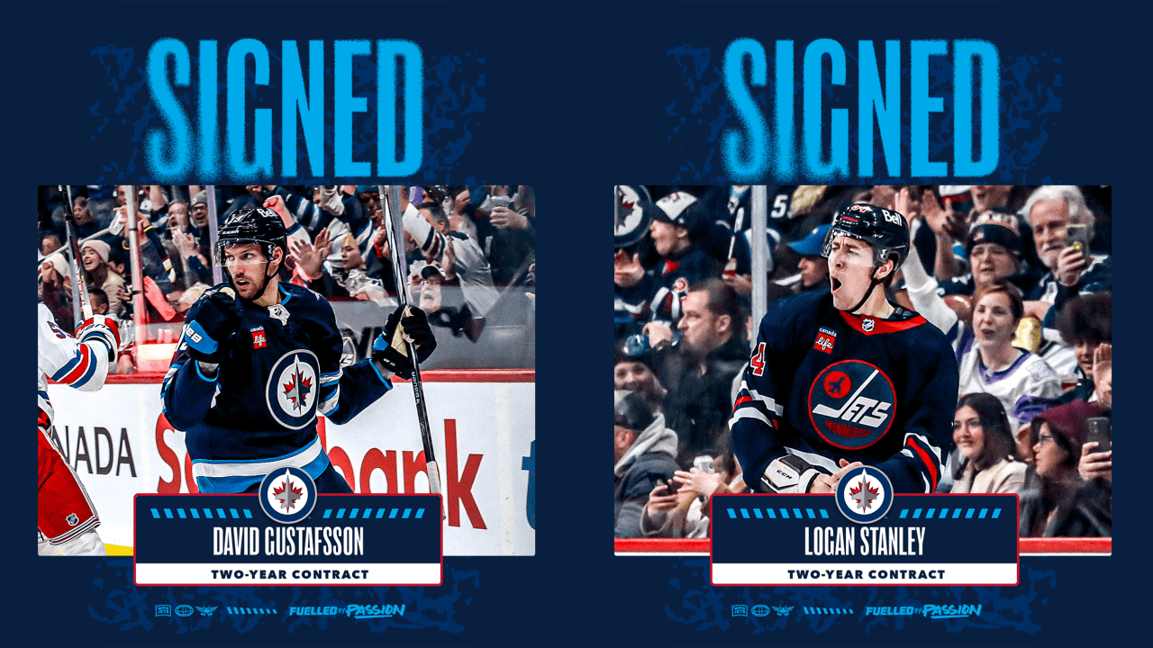 Jets sign Gustafsson and Stanley to two-year contract extensions | Winnipeg Jets