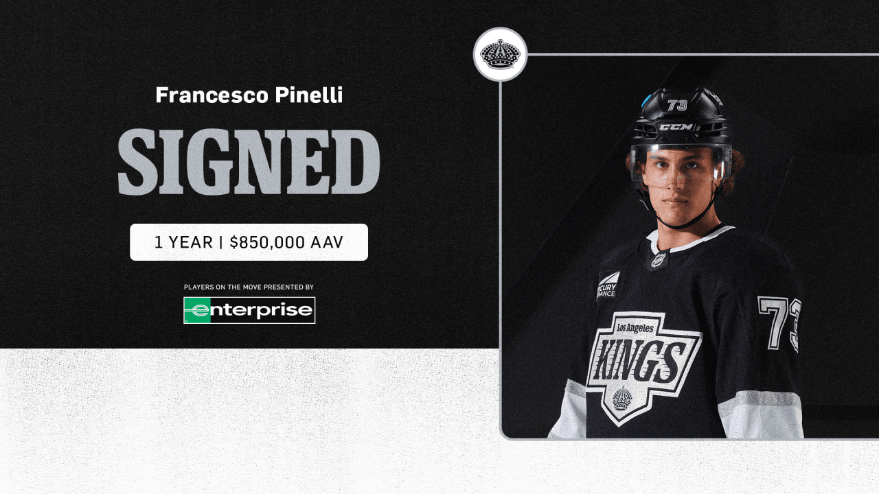 LA Kings Sign Forward Francesco Pinelli To One-Year Contract
