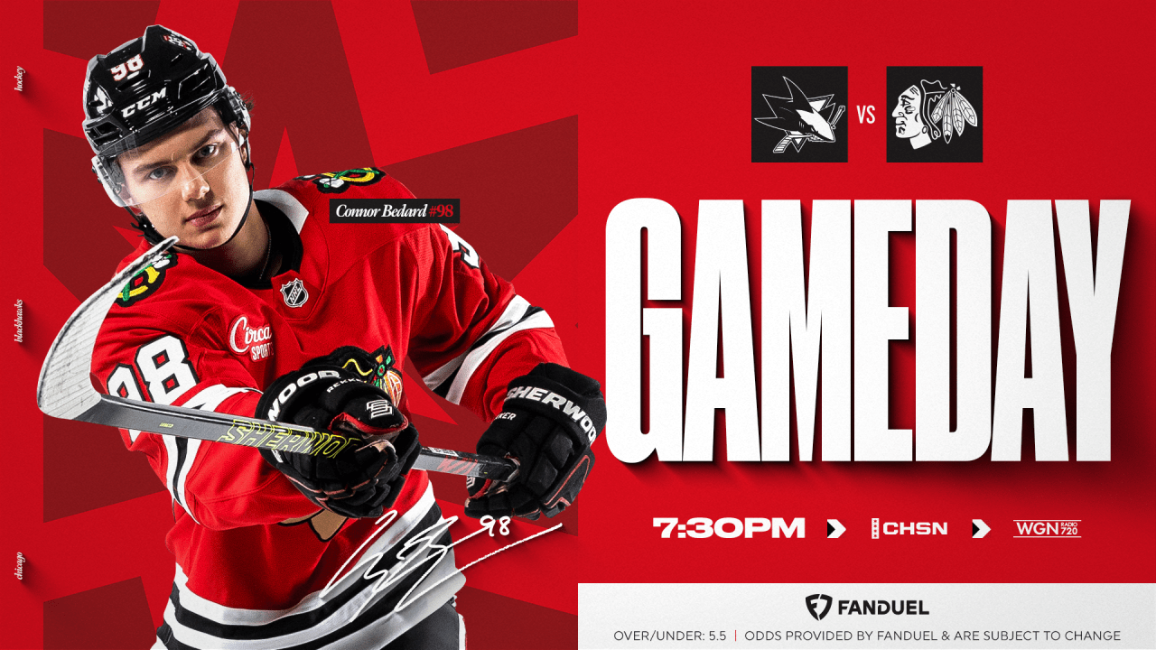PREVIEW Blackhawks Face Sharks in 202425 Home Opener Showdown