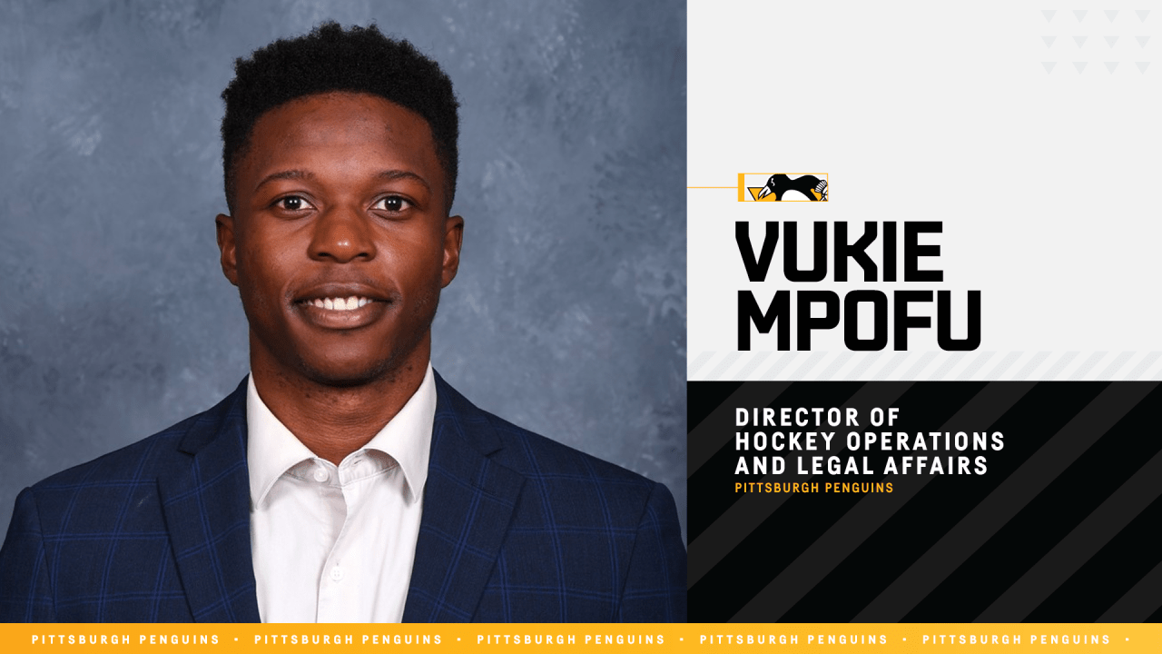 Penguins Name Vukie Mpofu Director of Hockey Operations and Legal