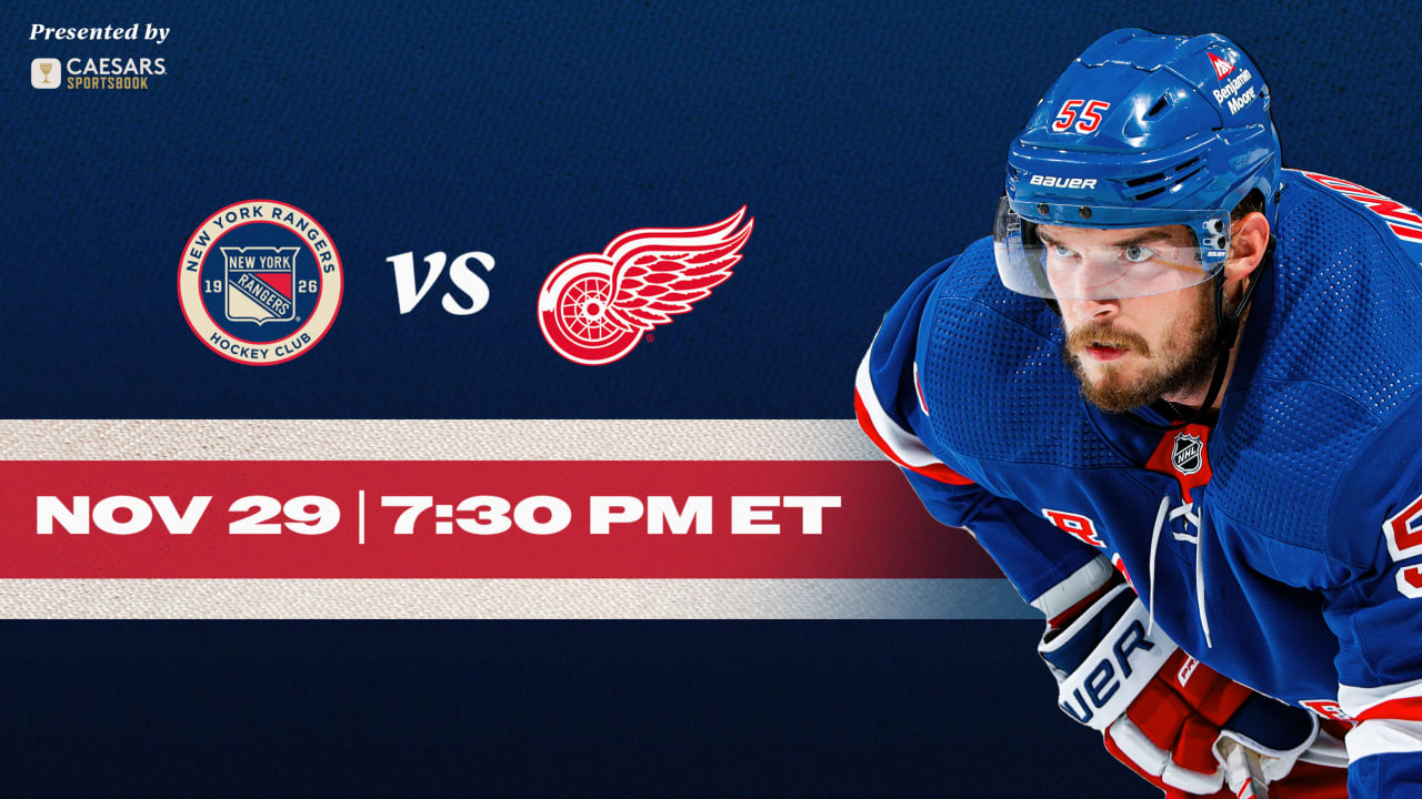 Pregame Notes: Rangers Vs. Red Wings | New York Rangers