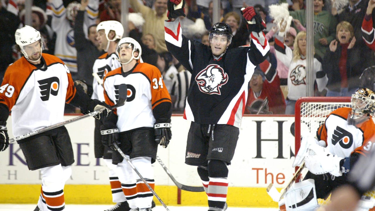 Sabres Classics Dumont, Pominville tally hat tricks against Flyers Buffalo Sabres