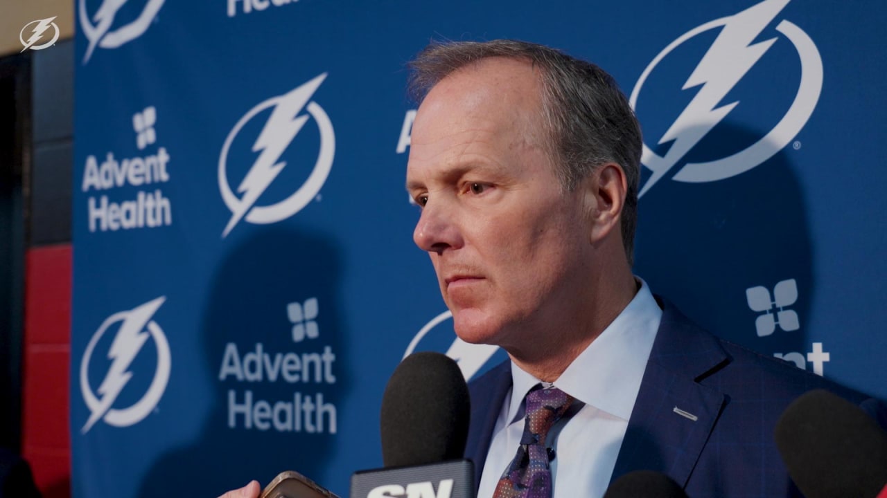 Jon Cooper Postgame at Ottawa Senators Tampa Bay Lightning