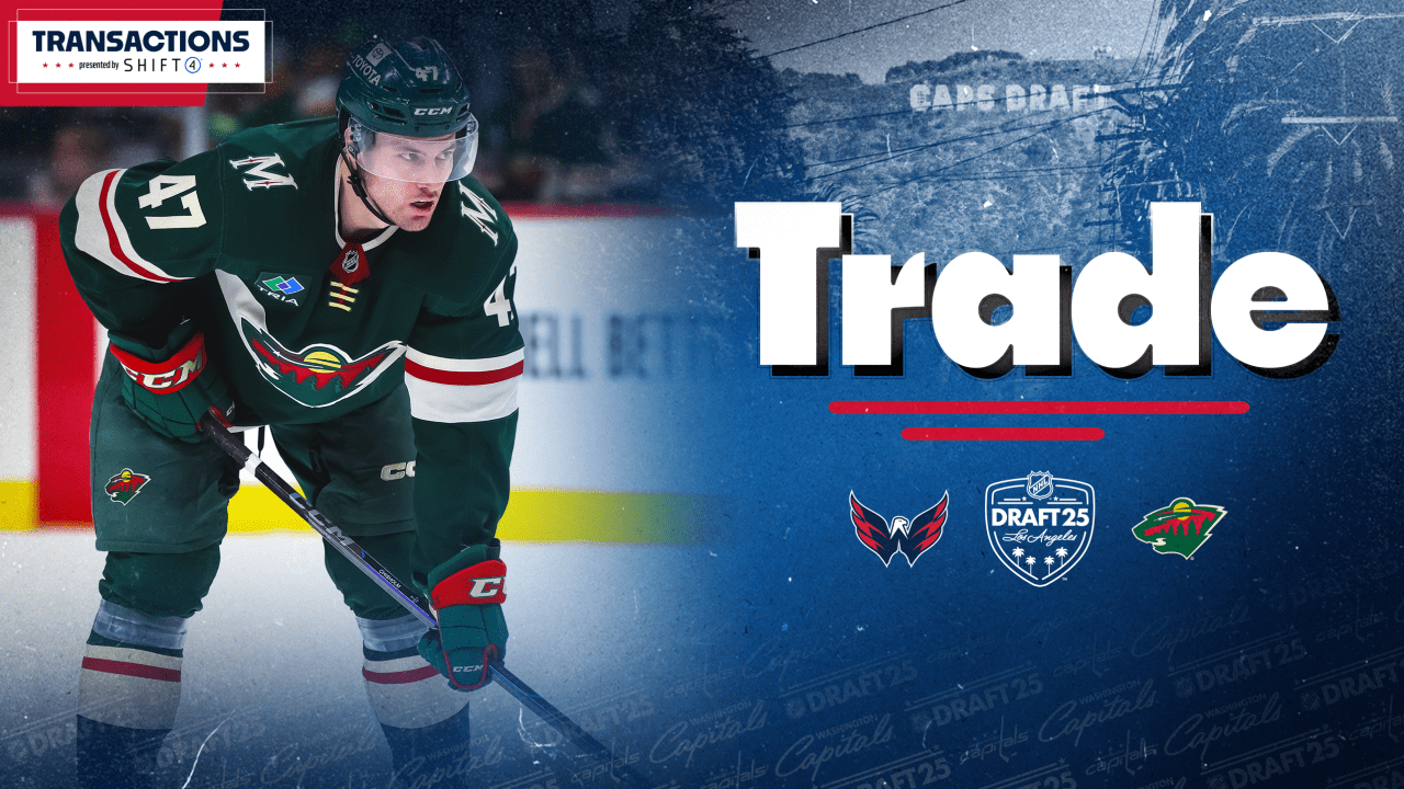 Capitals Acquire Declan Chisholm and a 2025 Sixth-Round Pick from Minnesota Wild  | Washington Capitals