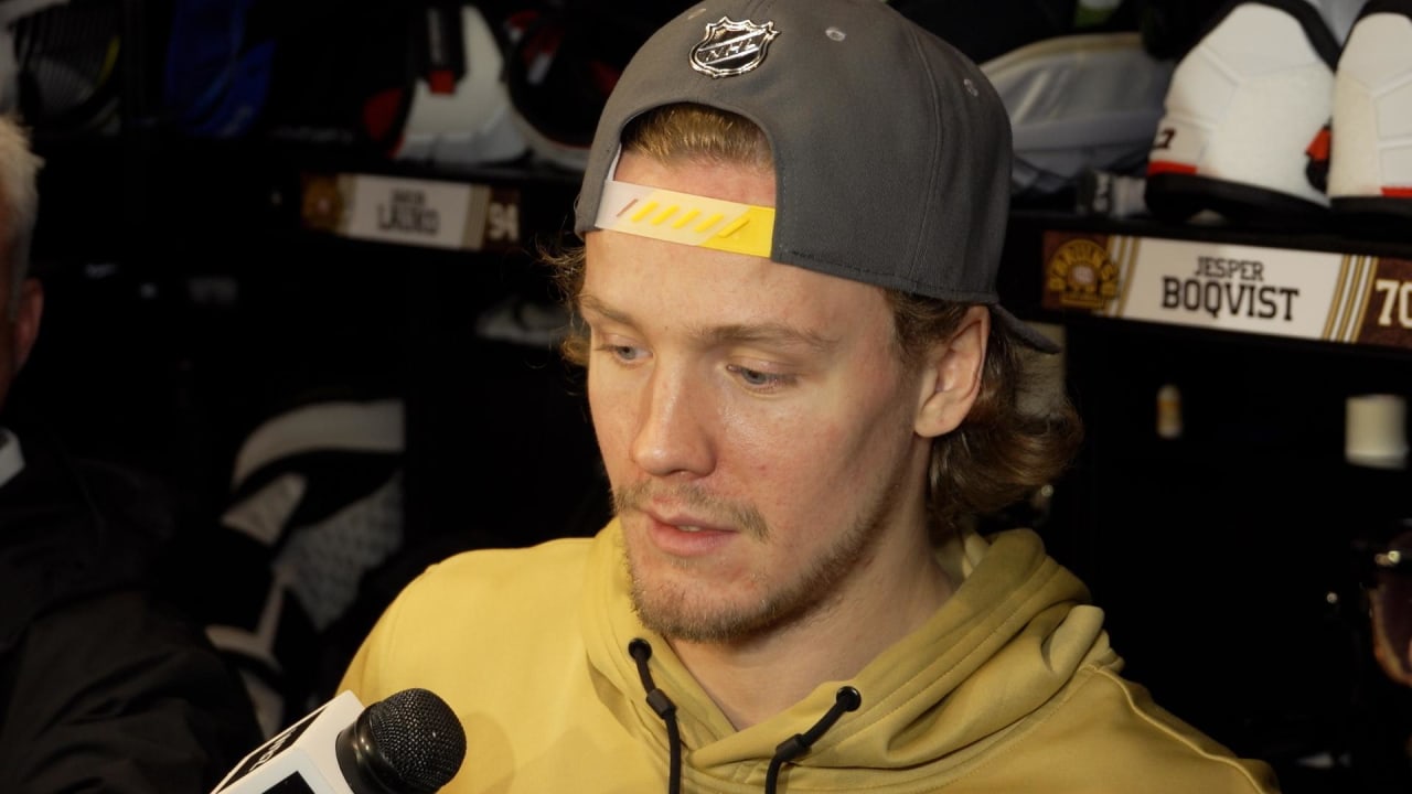 Locker Room Raw: Boqvist | Boston Bruins