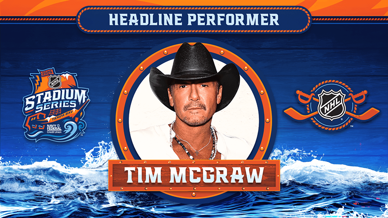 Tim McGraw to headline entertainment for 2026 NHL Stadium Series in Tampa | NHL.com