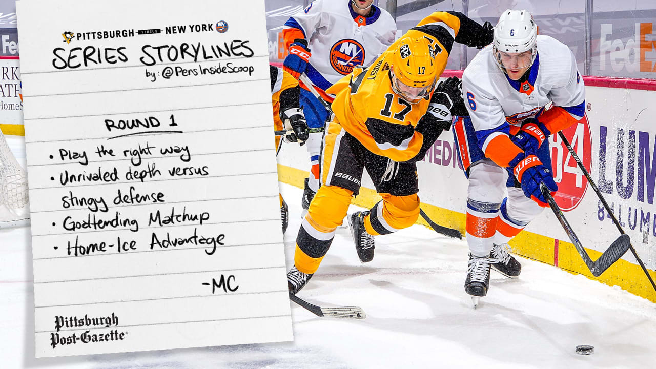 2021 Round 1 Series Storylines Penguins vs. Islanders Pittsburgh