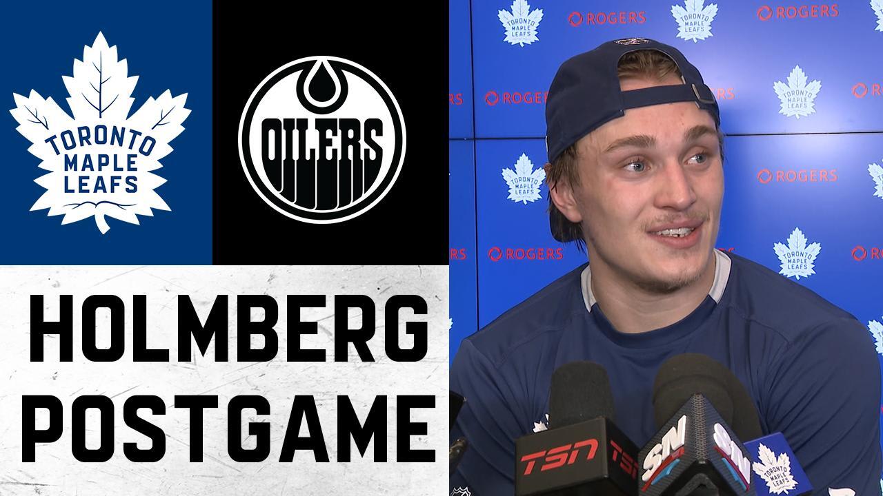 Pontus Holmberg | Post Game | Toronto Maple Leafs