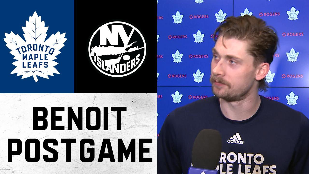 Simon Benoit Post Game Toronto Maple Leafs