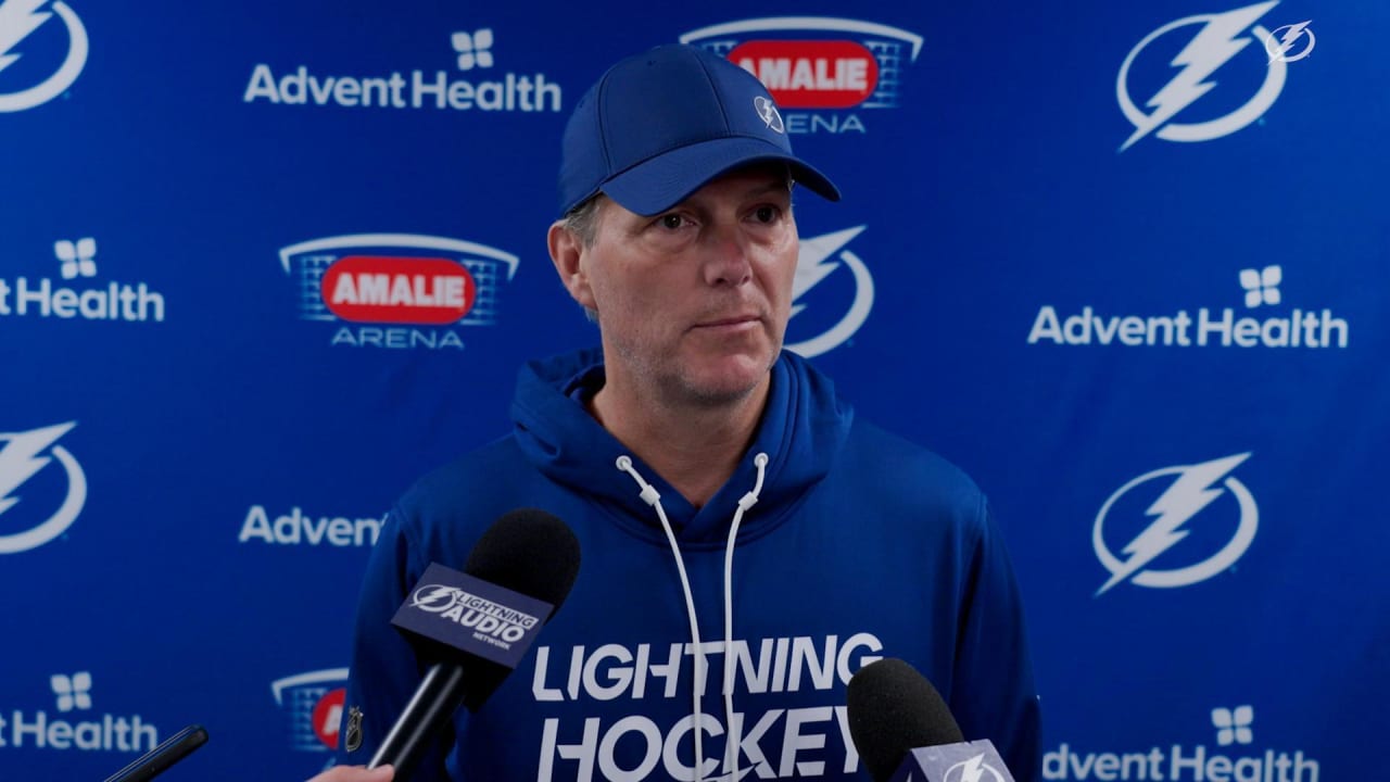 Jon Cooper Practice 3.13.24 Tampa Bay Lightning