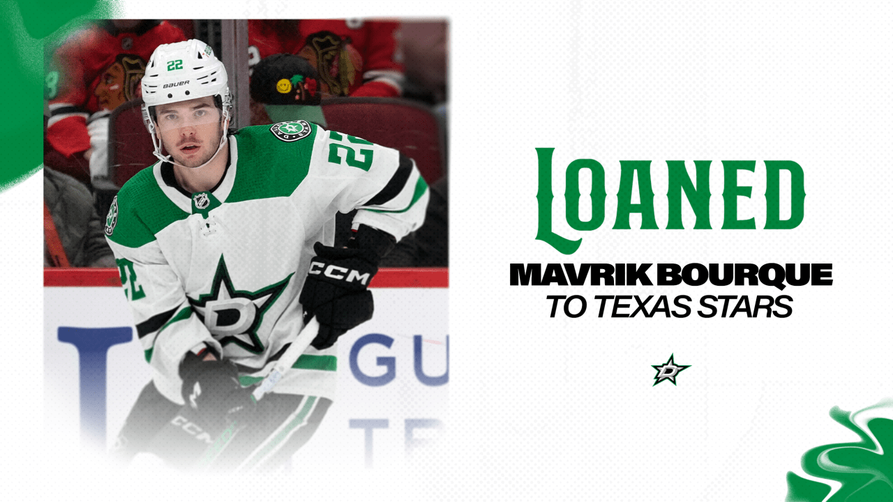 Stars Loan Mavrik Bourque To Texas | Dallas Stars