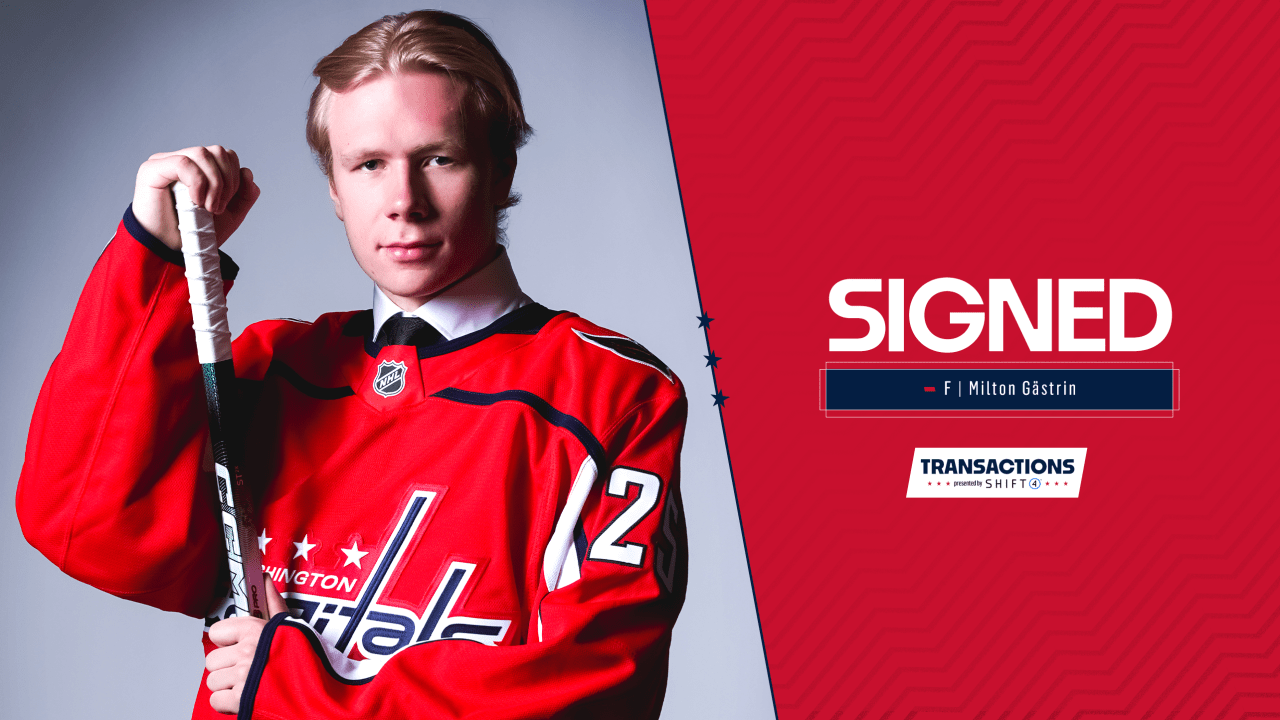 Capitals Sign Milton Gästrin | Washington Capitals