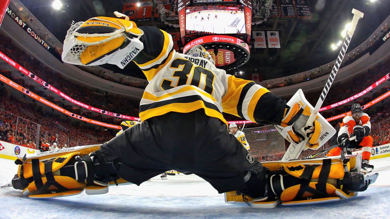 Murray, Penguins shut out Flyers in Game 4, one win from advancing | NHL.com, image size:1280x720