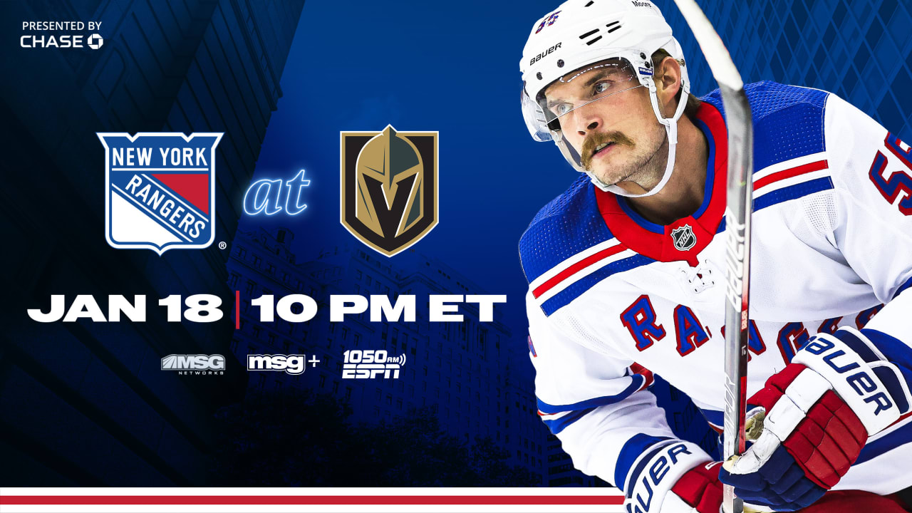 Pregame Notes: Rangers At Golden Knights | New York Rangers