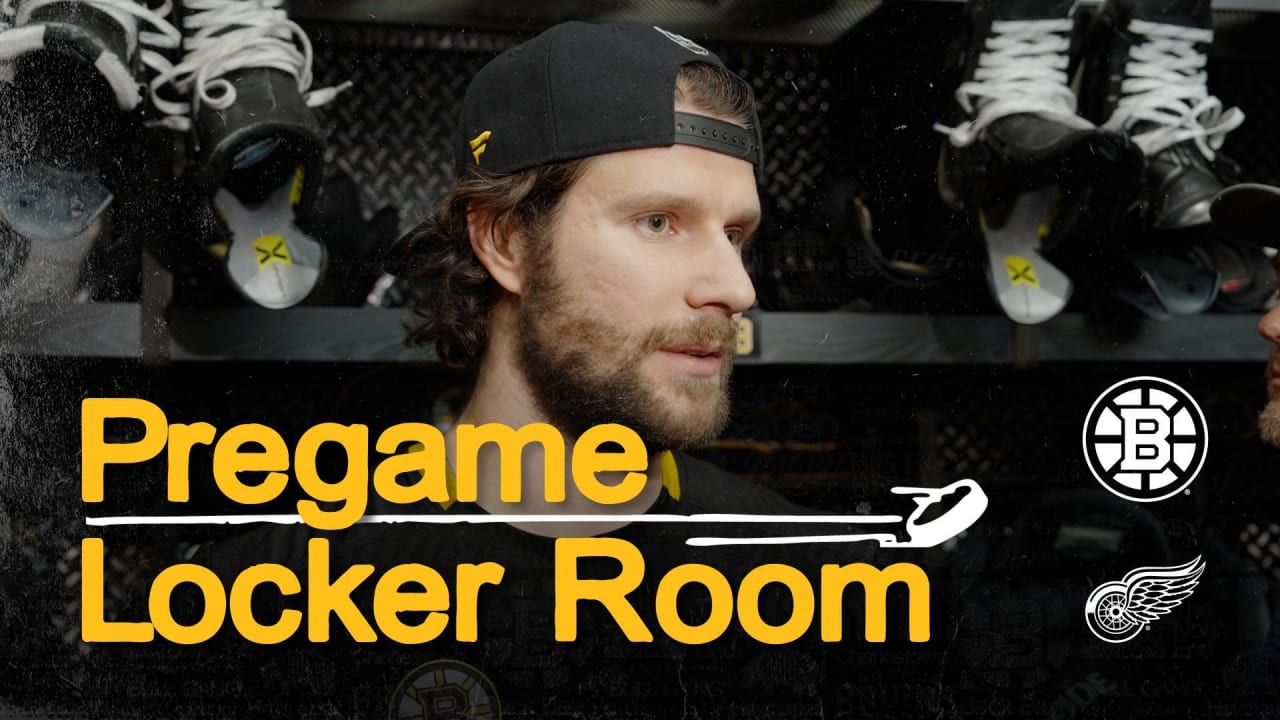Locker Room Raw: Pavel Zacha and Viktor Arvidsson | Boston Bruins