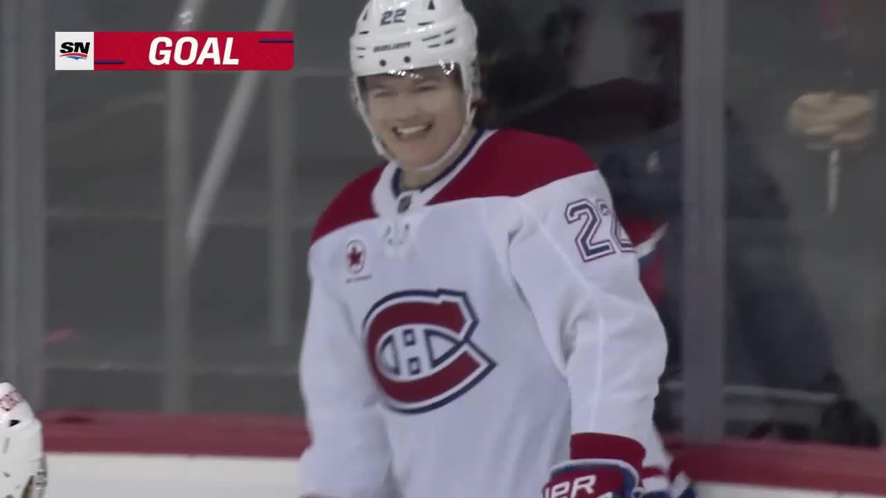 MTL@NJD: Caufield scores a goal | Montréal Canadiens