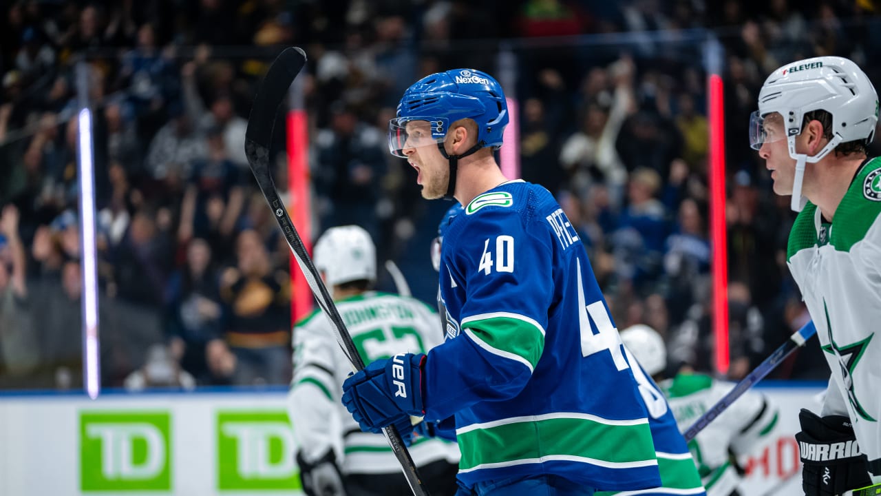 The trio of Elias Pettersson, JT Miller and Quinn Hughes sit atop