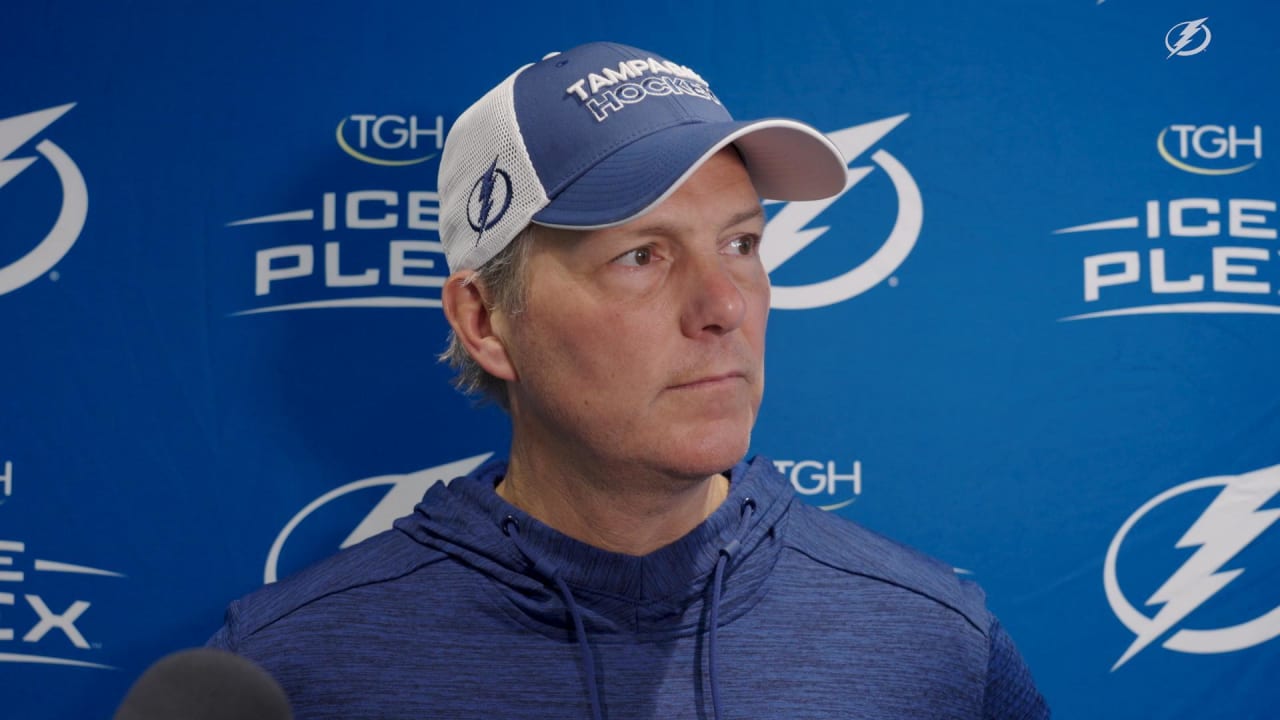 Jon Cooper | Practice 10.20.23 | Tampa Bay Lightning