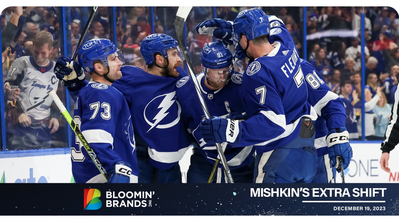 Mishkin's Extra Shift Lightning 6, Blues 1 Tampa Bay Lightning