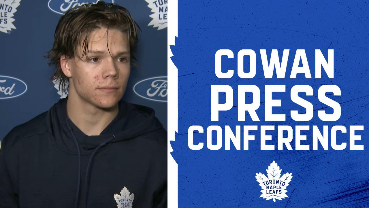 Easton Cowan Development Camp Toronto Maple Leafs