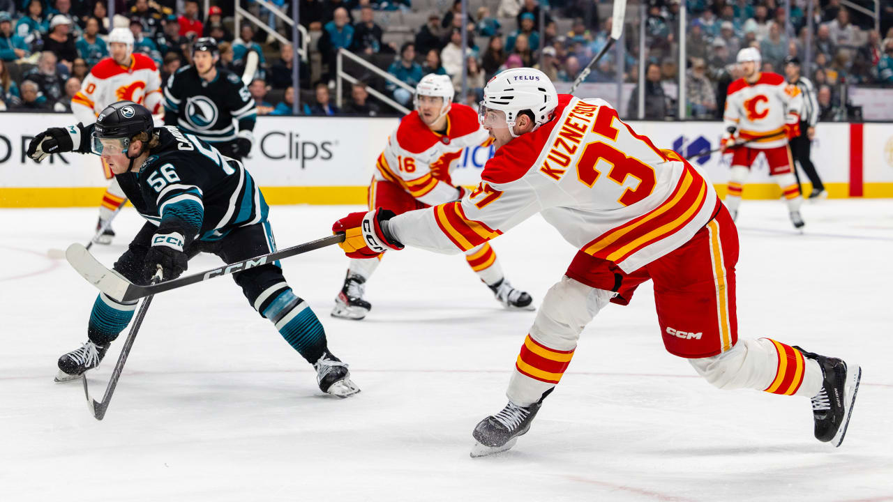 Flames Fall To Sharks