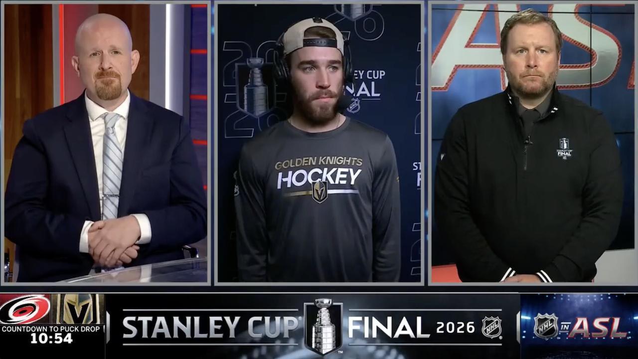 Coughlan interviewed on NHL in ASL