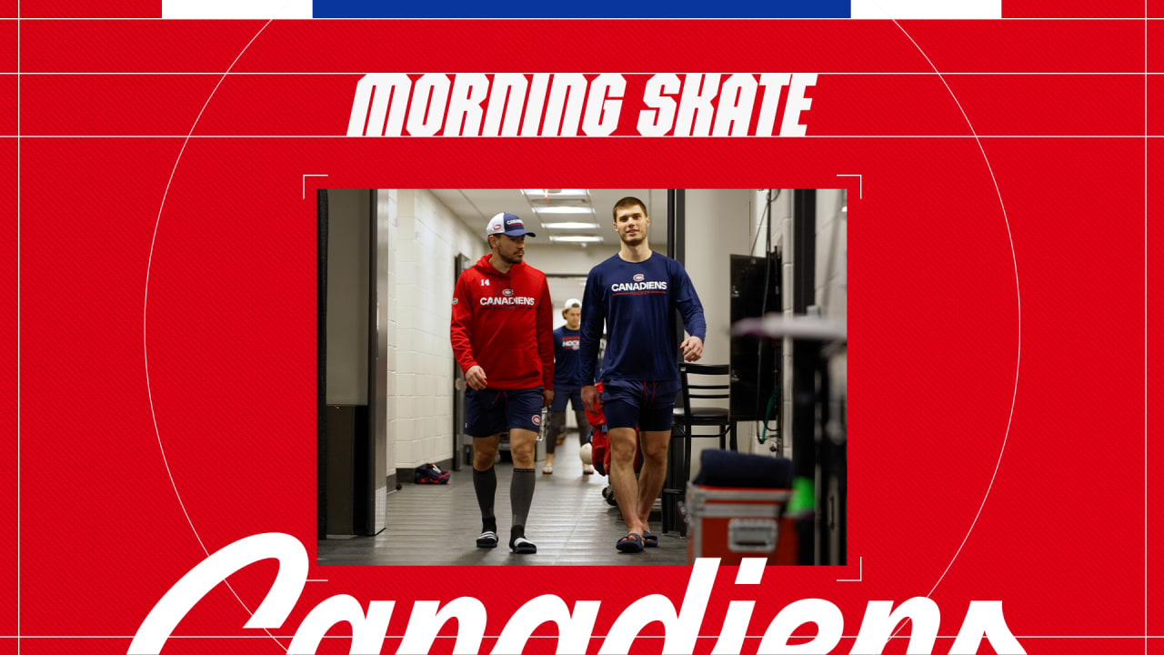 Updates from morning skate - Apr. 14 | Montréal Canadiens