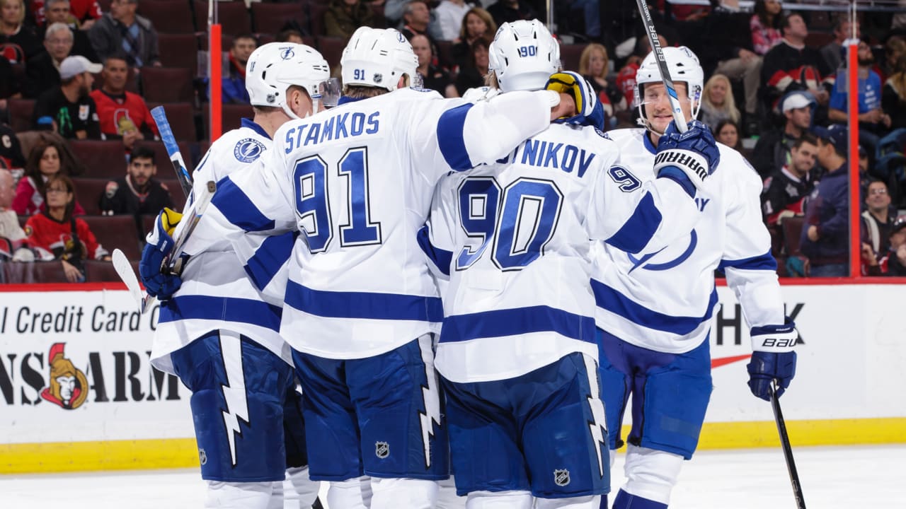 Ondrej Palat #74 (Tampa Bay Lightning) first NHL goal Mar 16, 2013