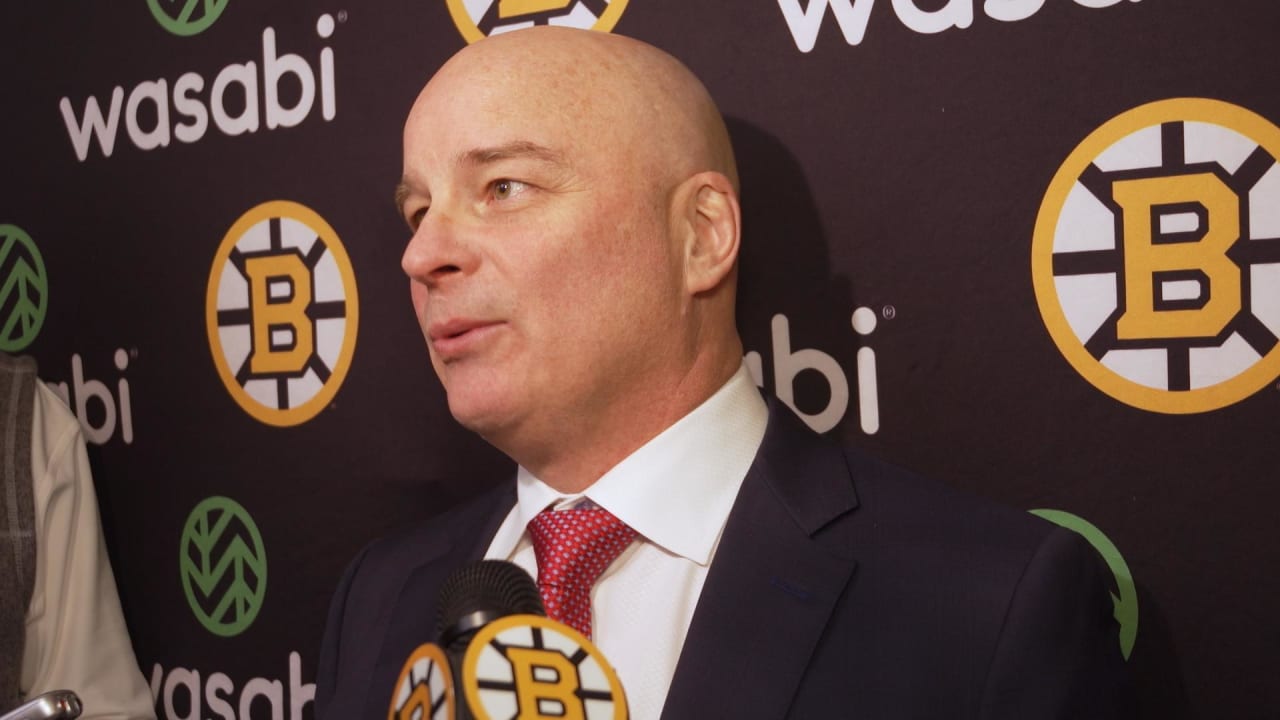 Press Room: Jim Montgomery | Boston Bruins