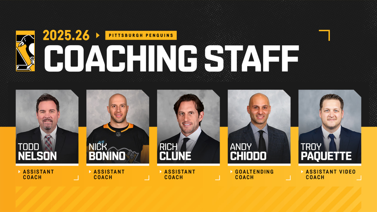 Penguins Add Todd Nelson, Nick Bonino, Rich Clune and Troy Paquette to Coaching Staff | Pittsburgh Penguins