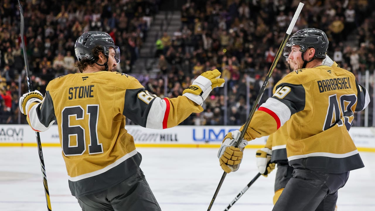 Stone Records Three Points as Vegas Shuts Out Pittsburgh, 4-0 | Vegas Golden Knights