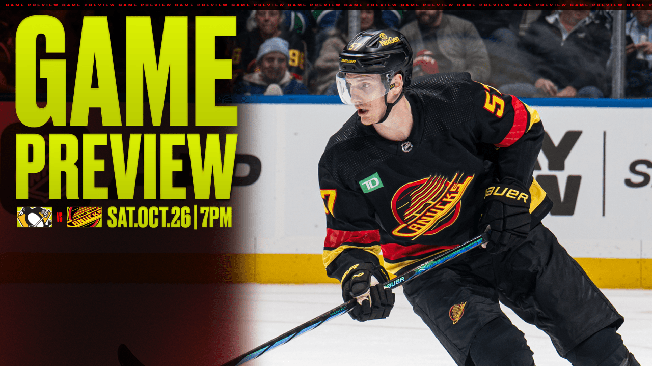 Black Skate Returns to Rogers Arena for Saturday Night’s Matchup Against Penguins Vancouver