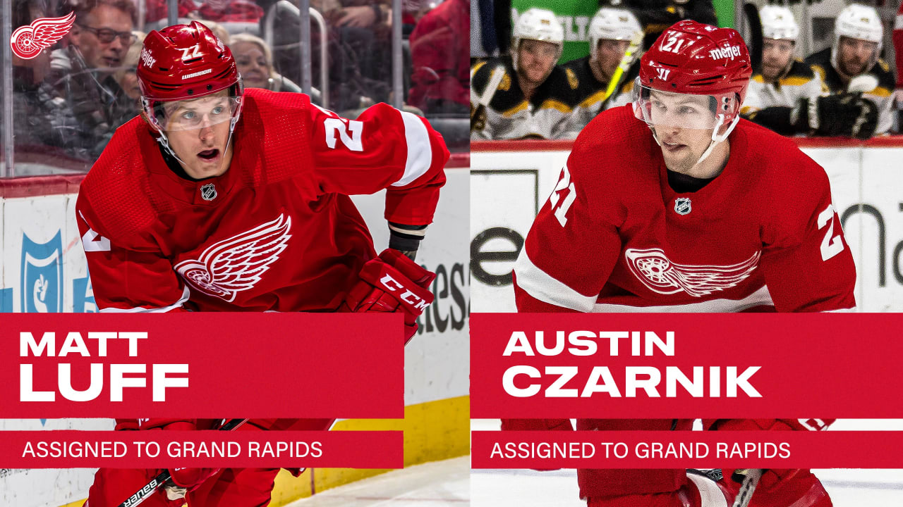 Red Wings recall Austin Czarnik from Grand Rapids