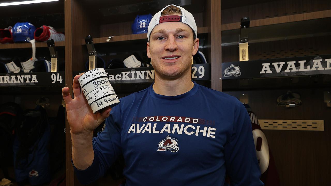 MacKinnon's fourgoal performance