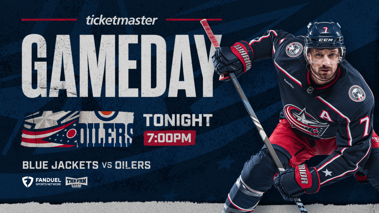 PREVIEW Blue Jackets kick off busy week vs. Oilers Columbus Blue Jackets