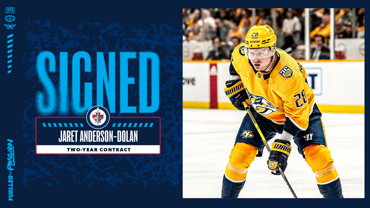 Jets sign forward Jaret Anderson-Dolan to a two-year contract | Winnipeg Jets