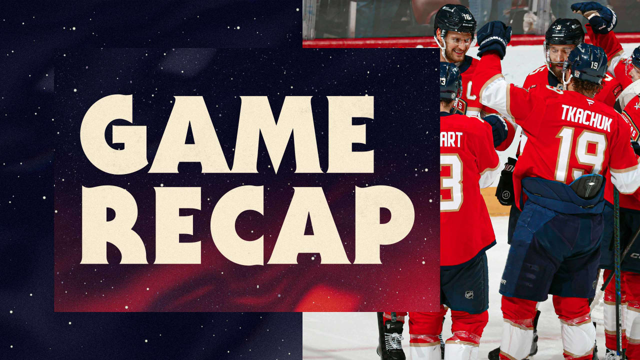 RECAP: Panthers 3, Kings 0 | Florida Panthers