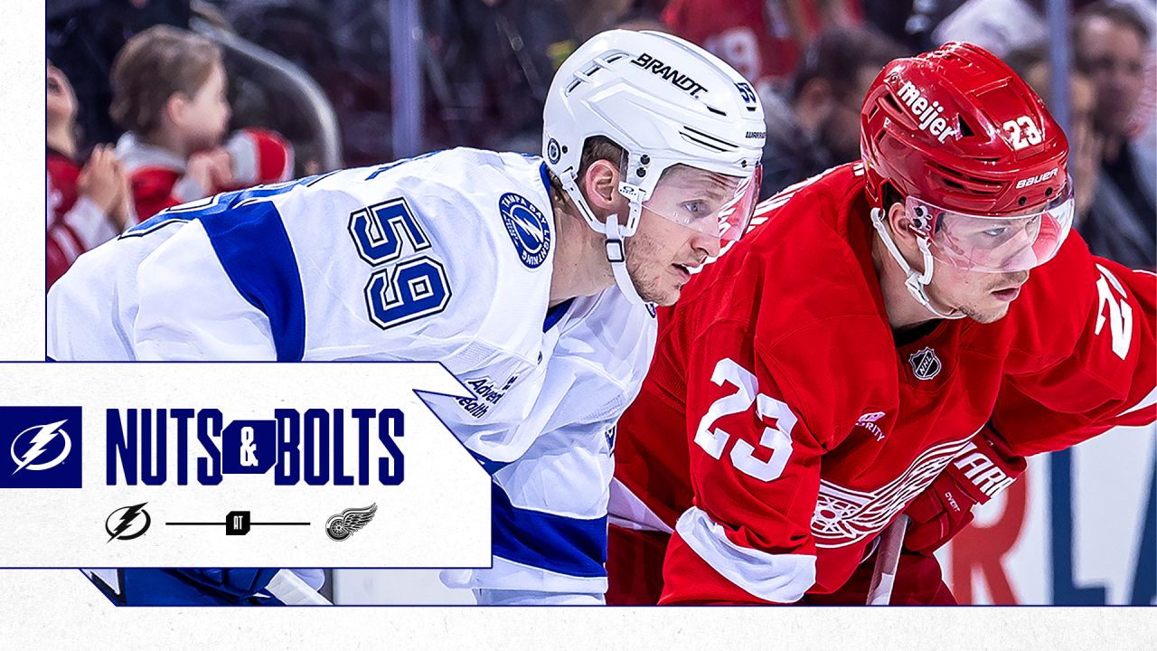 Nuts & Bolts: Second back-to-back of the trip opens in Detroit | Tampa Bay Lightning