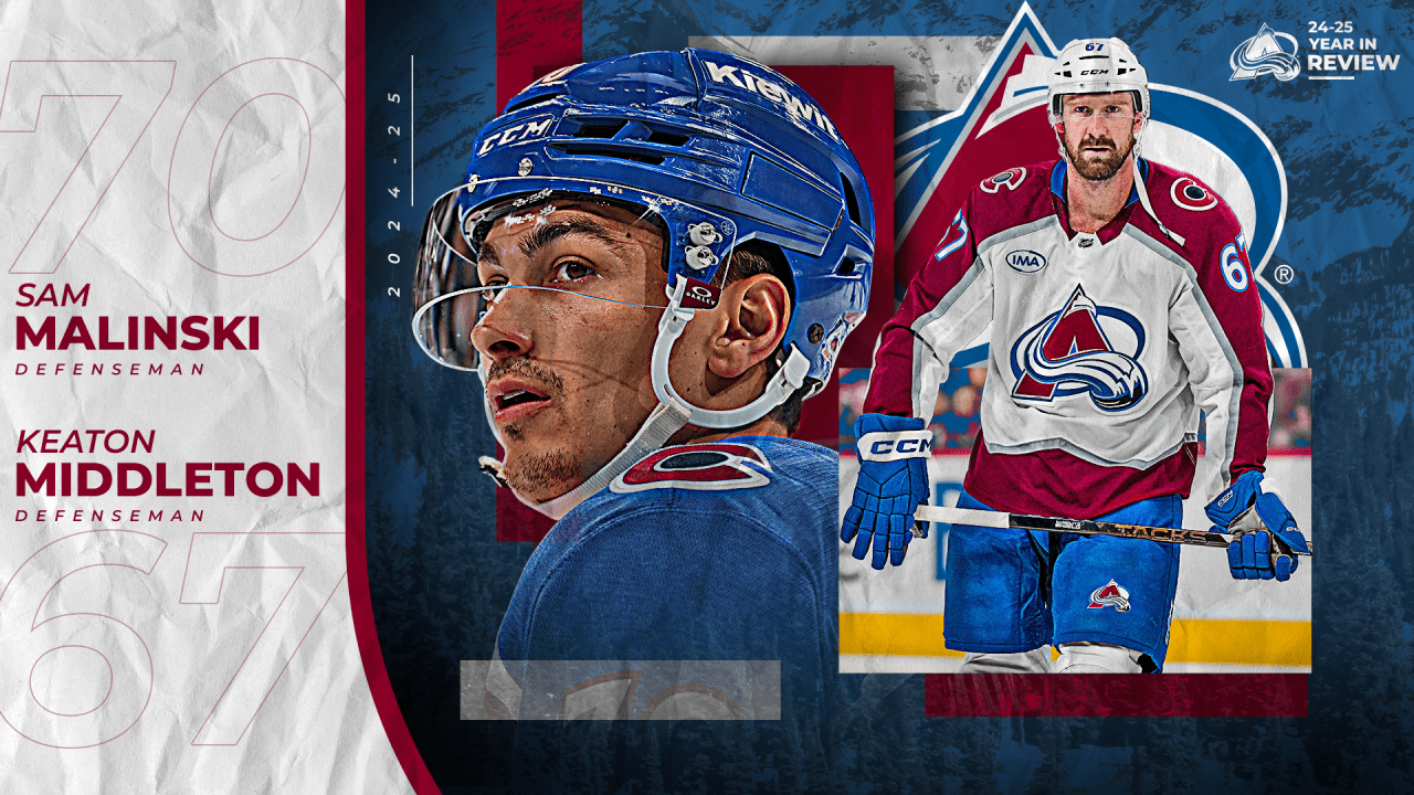 A Pair of New Faces on the Blueline: Sam Malinski & Keaton Middleton | Colorado Avalanche
