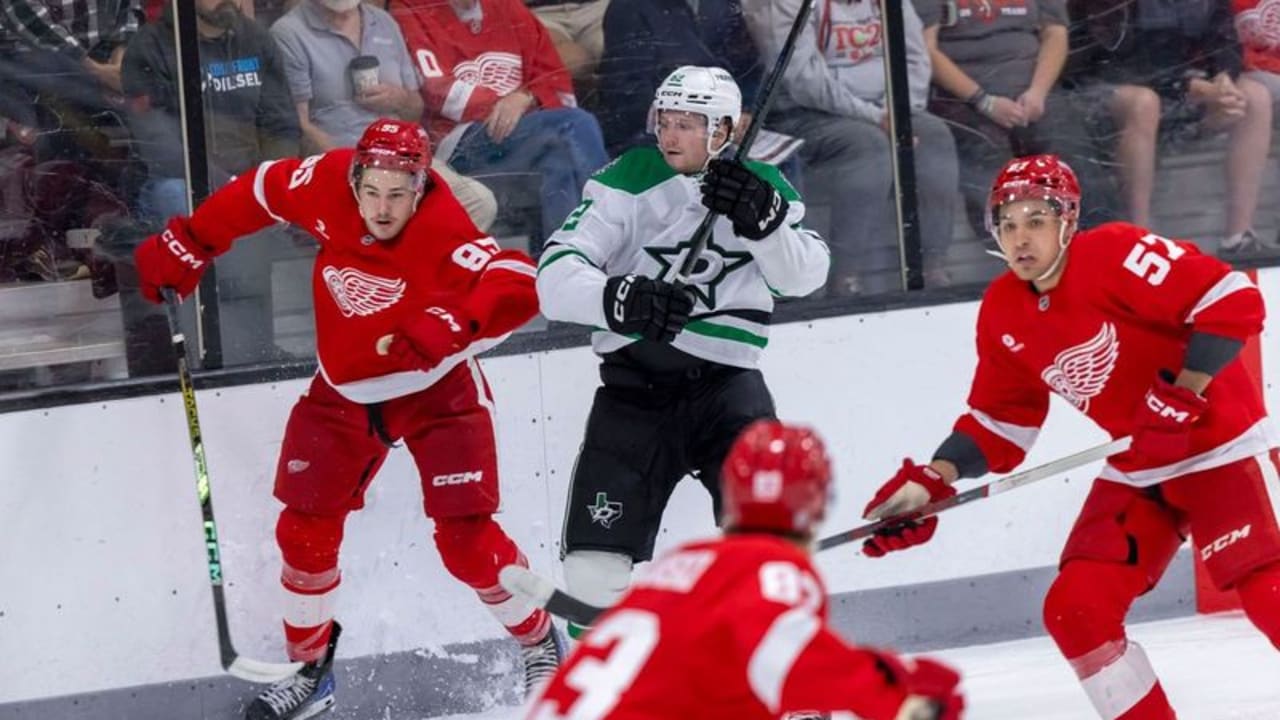 RECAP: Red Wings finish off sweep of Stars at 2024 NHL Prospect Games with  3-2 win | Detroit Red Wings