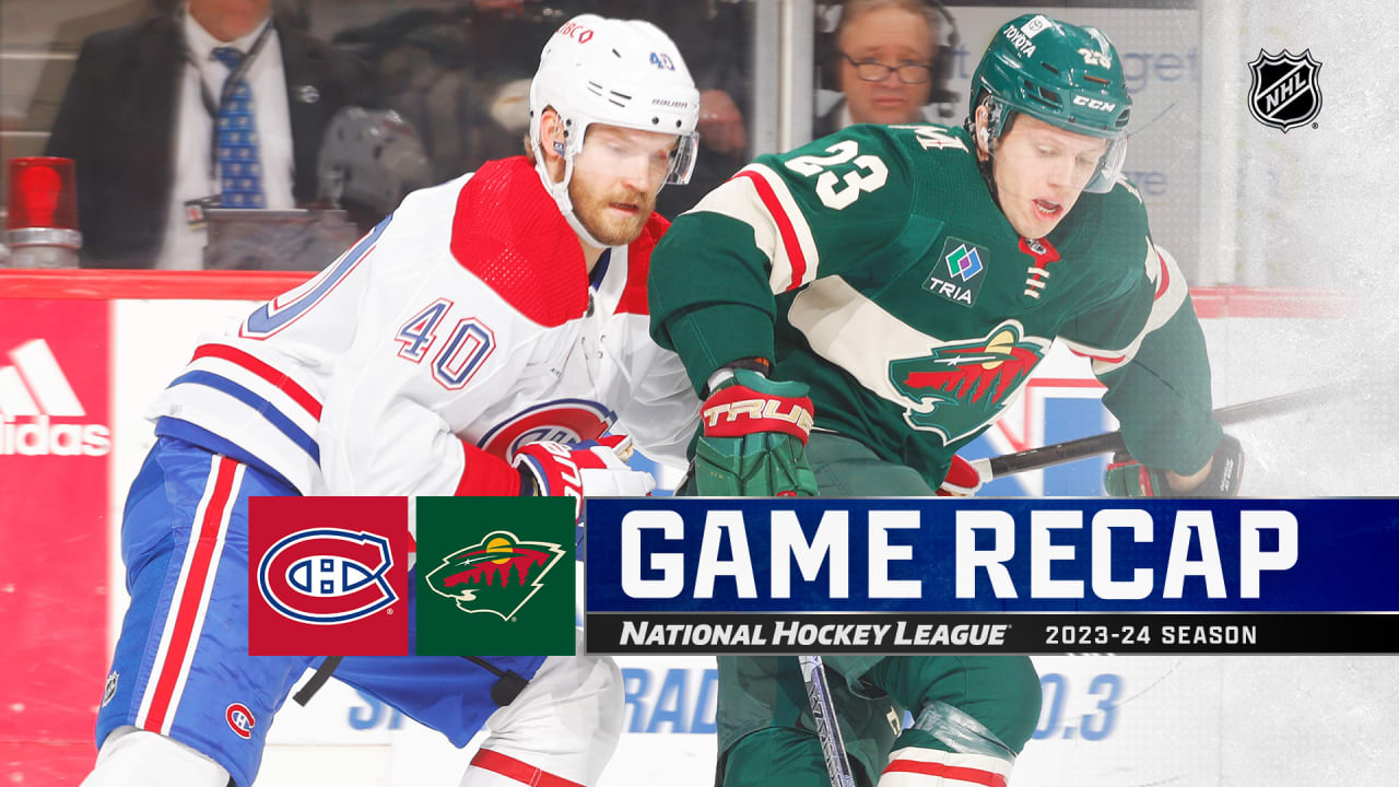 Kaprizov Scores With 5 Seconds Left In OT To Lift Wild Past Canadiens ...