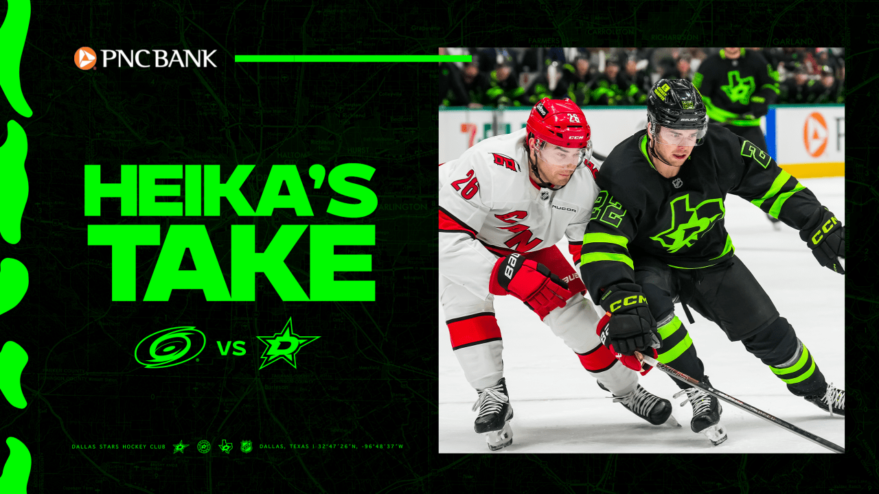 Heika’s Take: Stars come up one move short in narrow loss to Hurricanes | Dallas Stars
