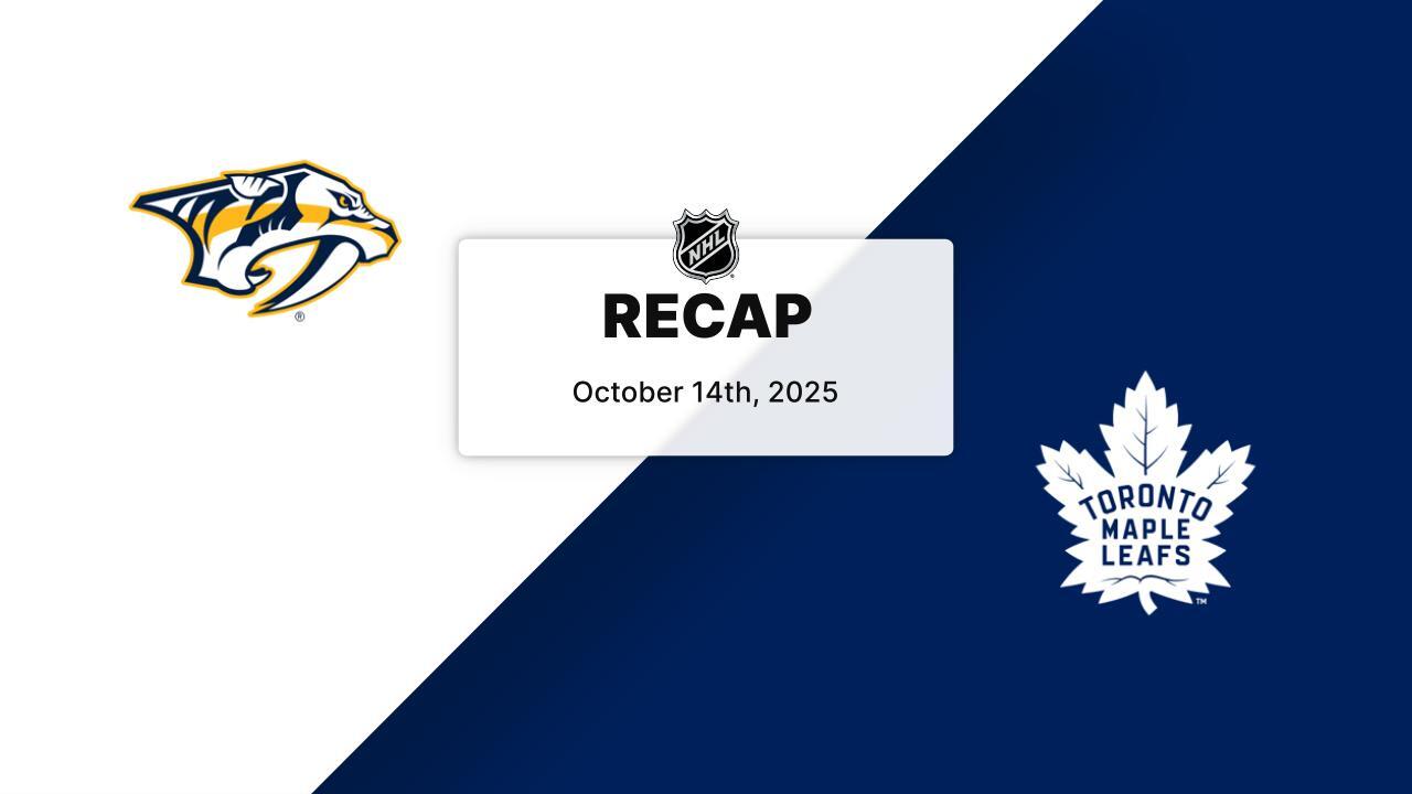 NSH at TOR | Recap | Nashville Predators