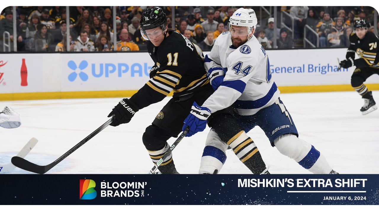Mishkin's Extra Shift Bruins 7, Lightning 3 Tampa Bay Lightning